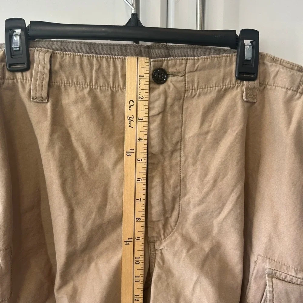 Polo Ralph Lauren Mens 42 Cargo Shorts Classic Fit Drill Khaki Tan Utility
